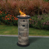 Bond Wellsville 13 In. W. x 28.35 In. H. x 13 In. L. Cylinder Gas Fire Column 51836 891251