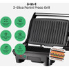 Chefman Electric Panini Press Grill and Gourmet Sandwich Maker (2 Slice) RJ02-180 654861