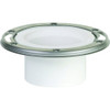 Sioux Chief 4 In.x 3 In. Schedule 40 DWV Open PVC Closet Flange 887-PM 408927