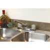 Home Impressions 2- Handle Knob Non-Metallic Kitchen Faucet, Chrome F8F1R100CP-JPB3 400675