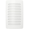 Westek White Dusk To Dawn LED Louver Decoplug Night Light NL-DPLV-W 526691
