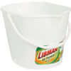Libman 3 Gal. White All-Purpose Dual Spout Bucket 256 602040