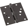 National Hardware 4 In. Oil Rubbed Bronze Square Door Hinge, (3-Pack) N830-402