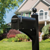 Gibraltar Franklin Venetian Bronze Steel Rural Post Mount Mailbox FM11BZAM 200715