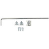 National Hardware 1-2 In. X 18 In. Zinc Plated Steel Cane Bolt N177-196 201451