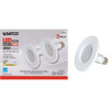 Satco 4 In. Retrofit White LED Recessed Light Kit (2-Pack) S9598
