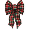 Holiday Trims Red-Green Plaid Bow 6126 Pack of 12 900203