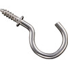 National Hardware 1 In. Satin Nickel Cup Hook (30-Count) N119-730