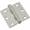 National Hardware 2-1/2 In. Square Stainless Steel Door Hinge, (2-Pack) N276-972