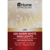 Home Impressions White 100-Bulb Italian Style LED Light Set with White Wire