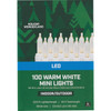 Home Impressions Warm White 100-Bulb Mini LED Light Set with White Wire