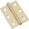 National Hardware 2-1/2 In. Brass Full-Inset Pin Hinge (2-Pack) N146-753