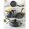T-Fal Essentials 5 Qt. Black Non-Stick Jumbo Cooker with Lid B3968464 618031