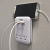 Prime Wire & Cable 3 Power & 2 USB White Wall Charger PBUSB343S-A 501919