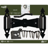 National Hardware Gate Hinge and Latch Hardware Kit, Black N243-899 201498