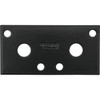 National Hardware 3 In. x 1.3 In. Black Heavy Duty Mending Plate N351-454 200798