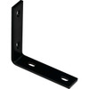 National Hardware 6.25 In. x 1.5 In. Black Heavy-Duty Corner Brace N351-466