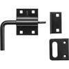 National Hardware Black Slide Bolt Latch N100-056