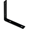 National Hardware 8.25 In. x 1.5 In. Black Heavy-Duty Corner Brace N351-467