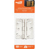 National Hardware 3-1-2 In. Satin Nickel Surface-Mounted Door Hinge (2-Count) N830-437 201060