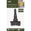 National Hardware 4 In. Black Ornamental Reversible T-Hinge N881-904 201550