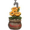 Best Garden 13 In. W. x 28 In. H. x 13 In. L. Polyresin Sunflower Fountain WXF05006 802062