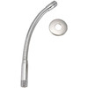 Do it Best 11-1/2 In. Chrome Flexible Shower Arm with Flange DIB780CP