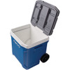 Igloo Latitude 60 Qt. 2-Wheeled Cooler, Indigo Blue & Meteorite 34664 806360