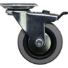 Shepherd Hardware 3 In. Thermoplastic Swivel Plate Caster with Brake 3546