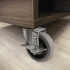 Shepherd Hardware 4 In. Thermoplastic Swivel Plate Caster with Brake 9736 201238