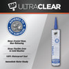 DAP Ultra Clear 10.1 Oz. Flexible Elastomeric Sealant, Clear 7079818388 772509
