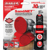 Diablo SandNet 6 In. 80 Grit Sanding Disc with Connection Pad (10-Pack)