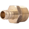 SharkBite 1/2 In. CF x 1/2 In. MPT Brass PEX Adapter UC120LFA10