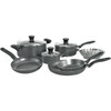 Initiatives Non-Stick Black Cookware Set (10 Piece) B208SA64