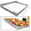 GrillPro Stainless Steel Kebab Grill Rack with Skewers 41338