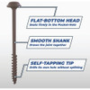 Jig 2-1-2" Wat Resist Screw SML-C2X250-30 302462