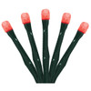 Holiday Wonderland Red 500-Bulb LED Compact Light Set with Dark Green Wire 9976501 916266