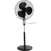 Denali Aire 18 In. 3-Speed Black Oscillating Pedestal Fan with Remote 1DAFP18R