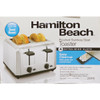 Hamilton Beach 4-Slice Brushed Stainless Steel Toaster 24910G 602749