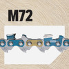 Oregon SpeedCut 18 In. 72-Link Chainsaw Chain M72 704124