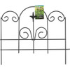 Panacea 16 In. H x 18 In. L Metal Decorative Border Fence 89382 704665