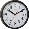La Crosse Technology 8 In. Black Basics Analog Wall Clock 404-3020B 670405