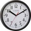 La Crosse Technology 8 In. Black Basics Analog Wall Clock 404-3020B 670405