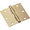 National Hardware 3 In. Square Satin Brass Door Hinge N830-232