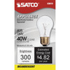 Satco 40W Clear Medium A15 Incandescent Appliance Light Bulb S3810 514470