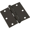 National Hardware 3-1/2 In. Square Oil Rubbed Bronze Door Hinge N830-203
