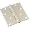 National Hardware 4 In. Square Satin Nickel Door Hinge N830-249