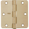National Hardware 3-1-2 In. x 1-4 In. Radius Satin Brass Door Hinge N830-227 200714