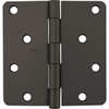 National Hardware 4 In. x 1-4 In. Radius Oil Rubbed Bronze Door Hinge N830-201 200926