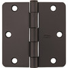 National Hardware 3-1-2 In. x 1-4 In. Radius Oil Rubbed Bronze Door Hinge N830-200 200894